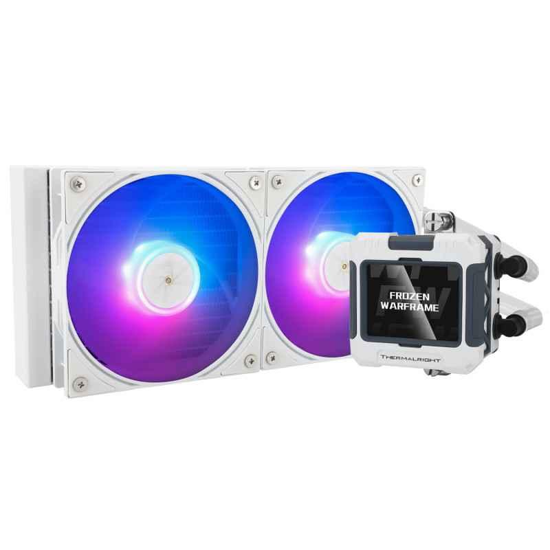 COOLER Thermalright Frozen Warframe 240 White Argb- racire cu lichid- 2 x 120mm- 2000 rpm- ARGB- alb Frozen Warframe 240 White A
