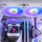 COOLER Thermalright Frozen Warframe 240 White Argb- racire cu lichid- 2 x 120mm- 2000 rpm- ARGB- alb Frozen Warframe 240 White A