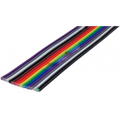Cablu panglica multicolor - 14 fire 61 ml/rola  - Pret/metru!