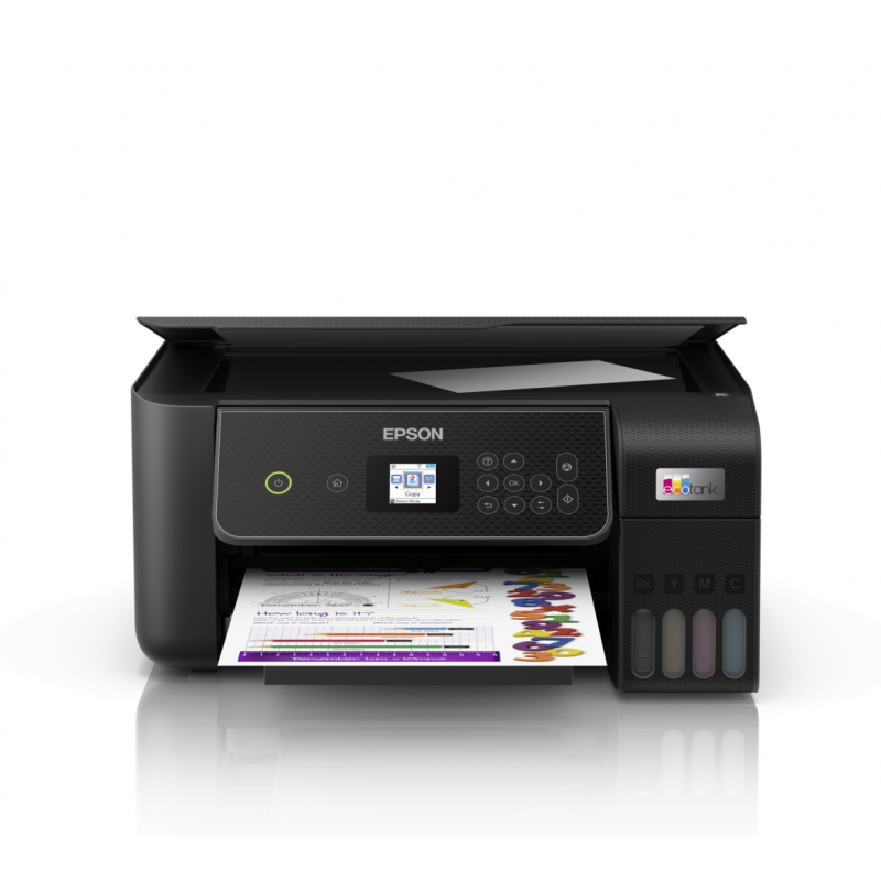Multifunctional Inkjet CISS Color Epson L3280- A4- Functii: Impr-Scan-Cop- Viteza de Printare Monocrom: 33ppm- Viteza de printar