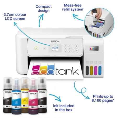 Multifunctional Inkjet CISS Color Epson L3286- A4- Functii: Impr-Scan-Cop- Viteza de Printare Monocrom: 33ppm- Viteza de printar