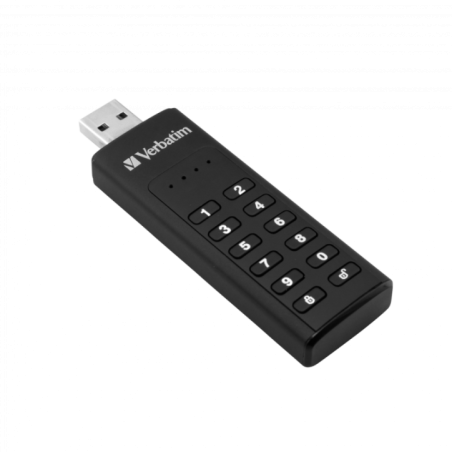 MEMORIE USB KEYPAD VERBATIM 128GB CU ENCRIPTIE AES 256-BIT- USB C 49432TIMBRU VERDE 003 LEI)