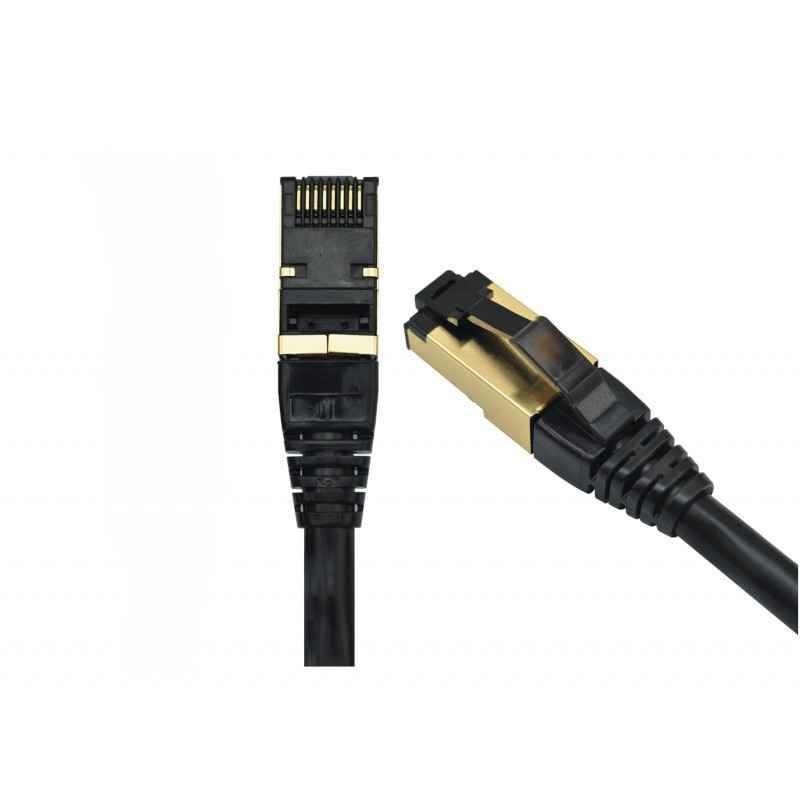 Patchcord FFTP RJ45-RJ45 Cat8- LSZH- 2m- negru - EMTEX FFTP-8-2-BK-LSZH-EMTtimbru verde 008 lei)