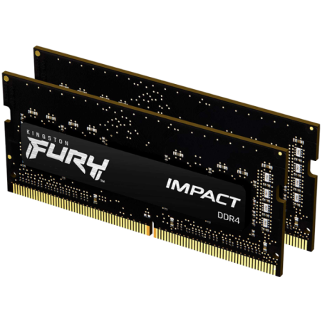 Memorie laptop Kingston DDR4 - 32GB - 2666 - CL - 15 Impact Dual Kit KF426S15IB1K2/32