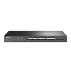 Switch TP-Link cu management L2- 24 Porturi Gigabit- 4 x SFP Gigabit SG3428timbru verde 2 lei)