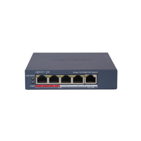 SWITCH 4PORTURI 1UPLINK 60W SMARTMANAGED DS-3E1105P-EI(V2)timbru verde 2 lei)