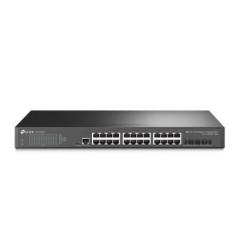 Switch TP-Link cu management L2- 24 Porturi Gigabit- 4 x SFP Gigabit SG3428Xtimbru verde 2 lei)
