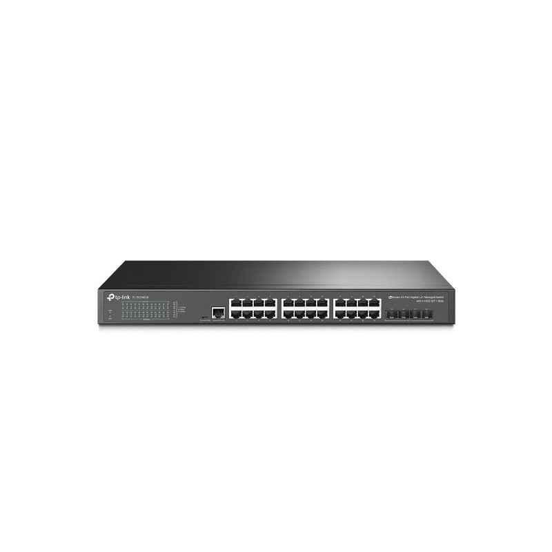 Switch TP-Link cu management L2- 24 Porturi Gigabit- 4 x SFP Gigabit SG3428Xtimbru verde 2 lei)