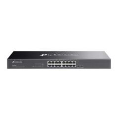 SWITCH TP-LINK Omada unmanaged- 16 porturi Gigabit- carcasa metalica montabila in rack DS1016Gtimbru verde 2 lei)