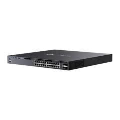 Switch TP-Link cu management- 24-Port Gigabit RJ45 PoE Stackable L3 Managed- switch 10 Gbps SFP SG6428XHPtimbru verde 2 lei)