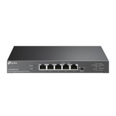 Switch TP-Link- 5-Port 25G Desktop Switch with 4-Port PoE- IEEE 8023af/at/bt- metalic TL-SG105PP-M2timbru verde 2 lei)