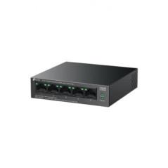 SWITCH TP-LINK- 5 porturi Gigabit4 porturi POE buget total 65W)- carcasa metalica LS105GPtimbru verde 2 lei)