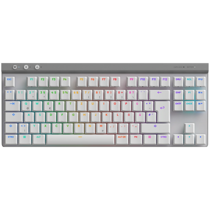 LOGITECH G515 LIGHTSPEED TKL - WHITE - US INTL - 24GHZ/BT- EMEA28i-935 - TACTILE 920-012539timbru verde 08 lei)
