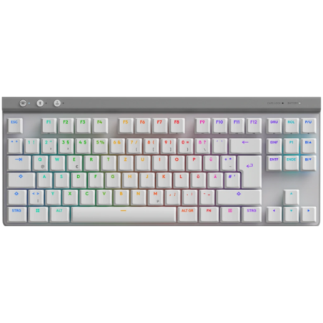 LOGITECH G515 LIGHTSPEED TKL - WHITE - US INTL - 24GHZ/BT- EMEA28i-935 - TACTILE 920-012539timbru verde 08 lei)