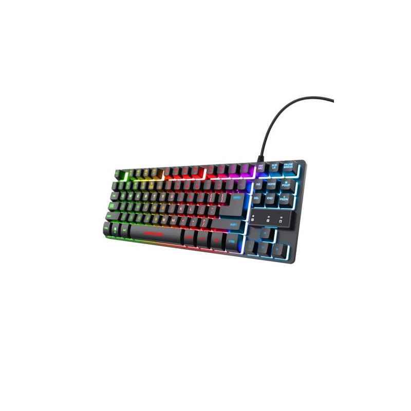 TRUST GXT833 THADO TKL KEYBOARD US 23698timbru verde 08 lei)