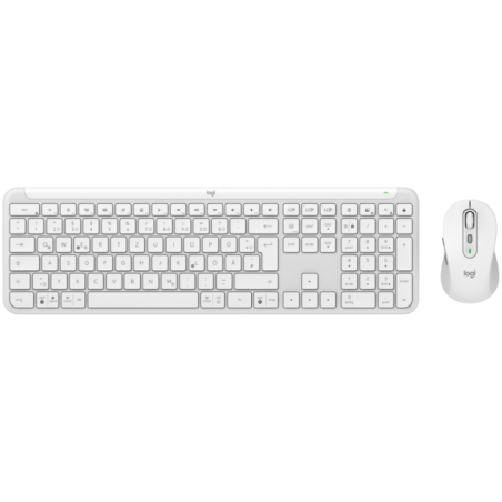 LOGITECH Signature Slim Combo MK950 - OFF WHITE - US INTL - 24GHZ/BT - INTNL-973 920-012491timbru verde 08 lei)
