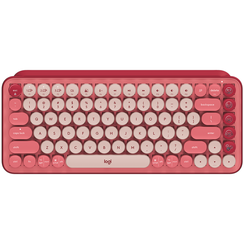 LOGITECH POP ICON KEYS - ROSE - US INTL - BT - INTNL-973 920-013073timbru verde 08 lei)