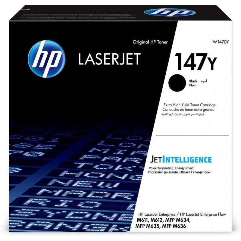 Toner Original HP Black- nr147Y- pentru M611-M612- 42K- inclTV 12 RON- W1470Y