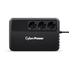 UPS CYBER POWER Line Int fara management- 650VA/ 360W- AVR- 3 x socket Schuko- indicatie status cu LED- 1 x baterie 12V/5Ah-