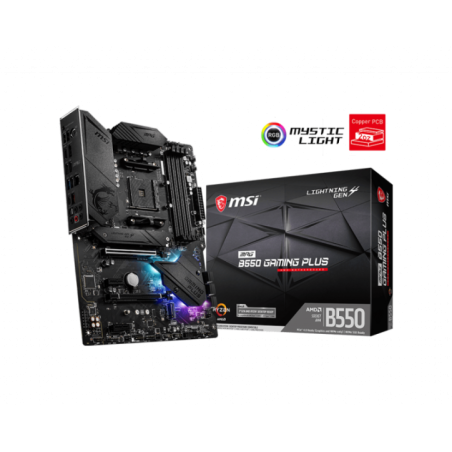 PLACA de BAZA MSI MPG B550 GAMING PL- skt AM4- ATX- AMD B550- 4 x DDR4- max 128 GB- 6 x SATA- 2 x M2- 71- MPG B550 GAMING PL