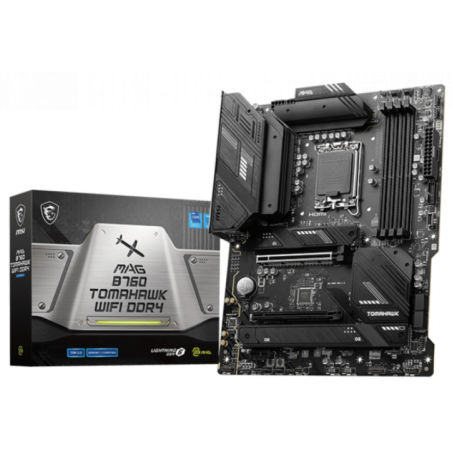 Placa de baza MAG B760 TOMAHAWK WIFI DDR4- Intel B760- Socket 1700- ATX 7D96-001R