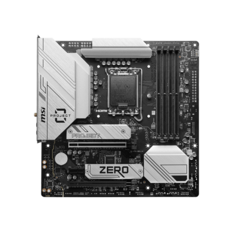 Placa de baza MSI B760M PROJECT ZERO B760M PROJECT ZERO