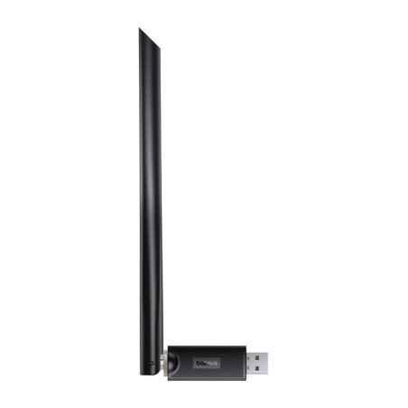 ADAPTOR RETEA Baseus FastJoy- extern wireless 24 GHz- USB 20- port- 650 Mbps- antena externa x 1- B01317600111-02timbru verde 01