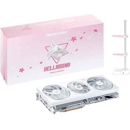 PW Hellhound AMD Radeon RX7800 XT 16GB S RX7800XT 16G-L/OC/SAKURA LIMITED