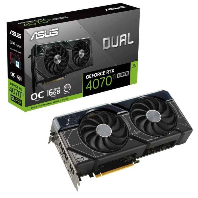 VGA PCIE16 RTX4070TISUPER 16GB/DUAL-RTX4070TIS-O16G ASUS DUAL-RTX4070TIS-O16G