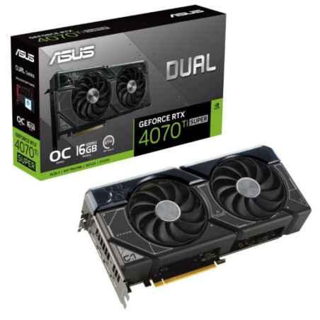 VGA PCIE16 RTX4070TISUPER 16GB/DUAL-RTX4070TIS-O16G ASUS DUAL-RTX4070TIS-O16G