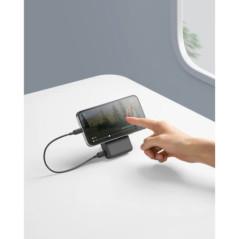 POWER BANK Anker 633 MaGo 10000 mAh- 27W Qi 20 15W- suport pliabil- compatibil iPhone 15/14/13/12- 1 x USB-C- afisaj inteligent-