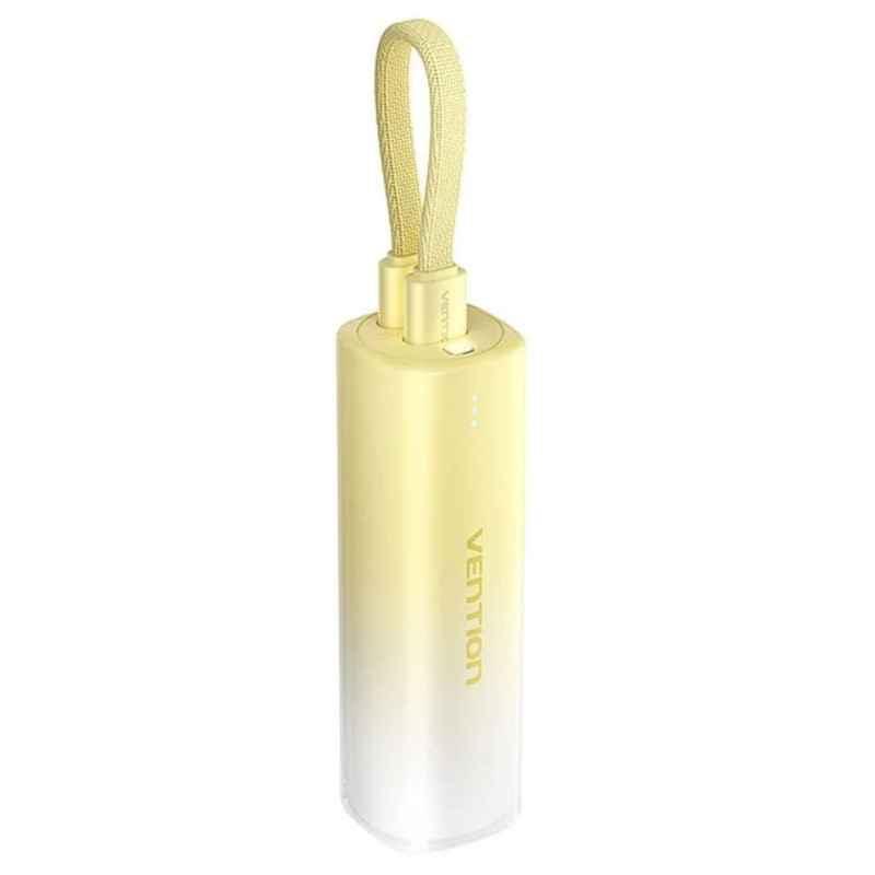 Power Bank VentionUSB-C Lightning)- 5000mAh -20W Yellow Light Indicator Display Type FHWY0timbru verde 018 lei)