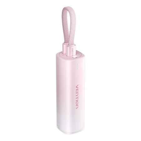 Power Bank VentionUSB-C Lightning)- 5000mAh- 20W Red Light Indicator Display Type FHWR0timbru verde 018 lei)