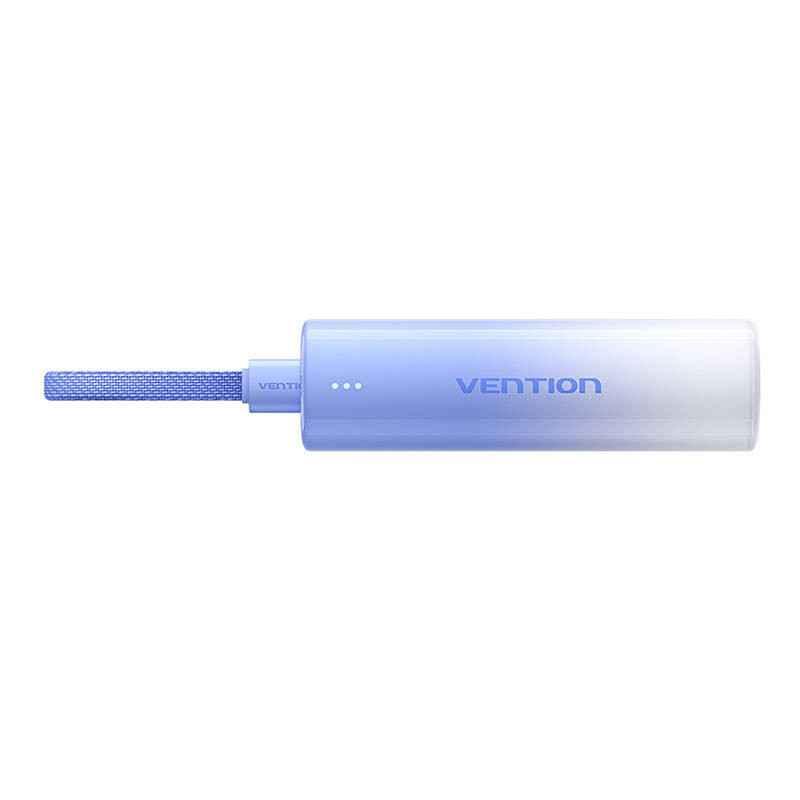 Power Bank VentionUSB-C Lightning)- 5000mAh- 20W Blue Light Indicator Display Type FHWL0timbru verde 018 lei)