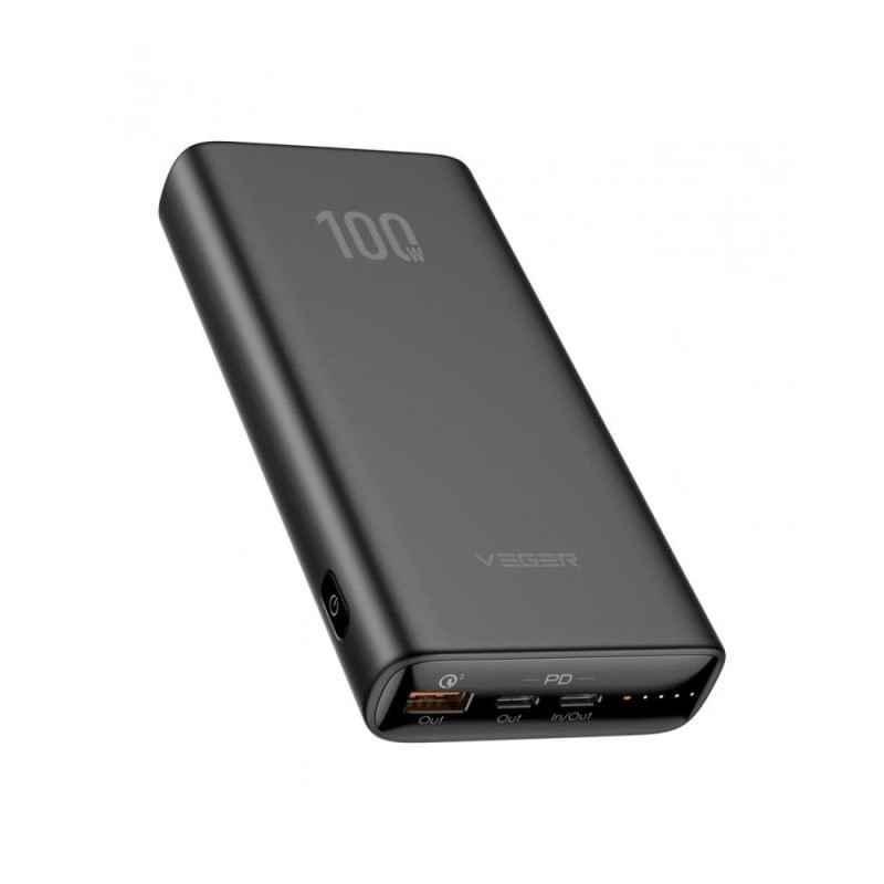 POWER BANK USB 20000MAH/T100 W2032C-100 VEGER W2032C-100timbru verde 08 lei)