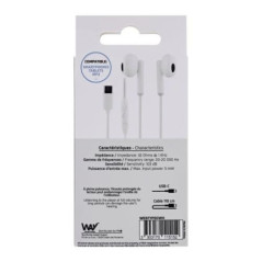 TNB WAY WIRED USB-C EARPHONES WESTYPECWHtimbru verde 018 lei)