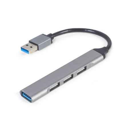 HUB extern GEMBIRD- porturi USB: USB-A 31 x 1- USB-A 20 x 3- conectare prin USB-A- argintiu- UHB-U3P1U2P3-02timbru verde 08 lei)