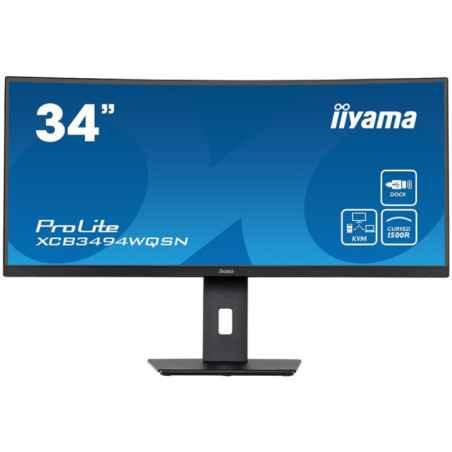 IIYAMA Monitor XCB3494WQSN-B5 34 ETE UW IPS-panel- 3440x1440 120Hz- 300cd/m2- 0-4ms MPRT- Speakers- USB-C DockLAN- DP-Out- 65W P