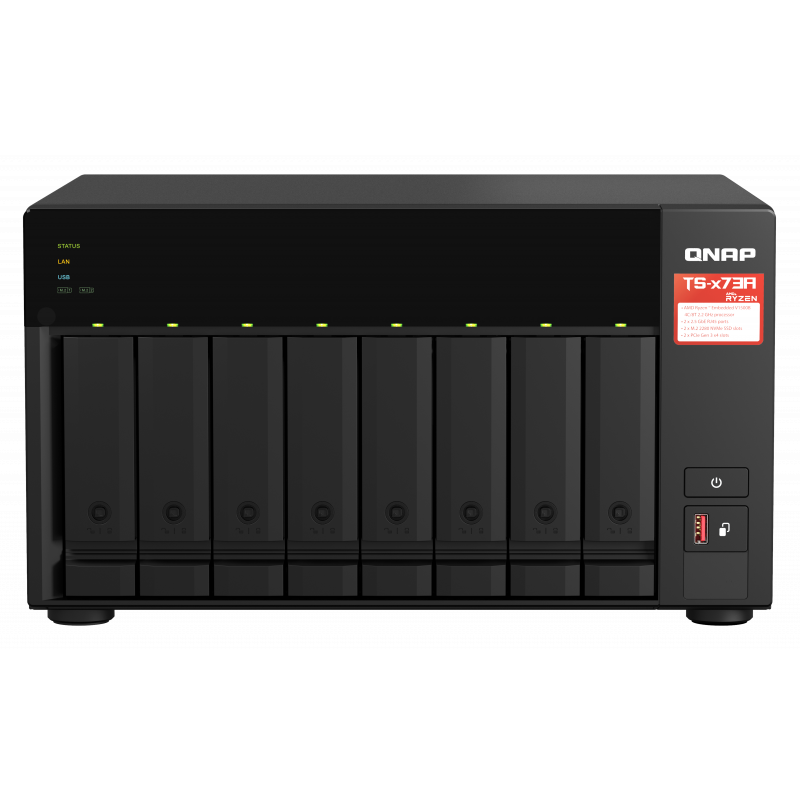 NAS STORAGE TOWER 8BAY 8GB/TS-873A-8G QNAP- TS-873A-8Gtimbru verde 4 lei)