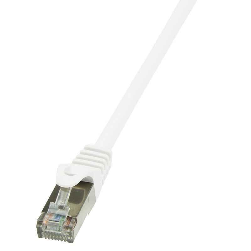 PATCH CORD FTP LOGILINK Cat6- cupru-aluminiu- 10 m- alb- AWG26- ecranat CP2091Stimbru verde 018 lei)