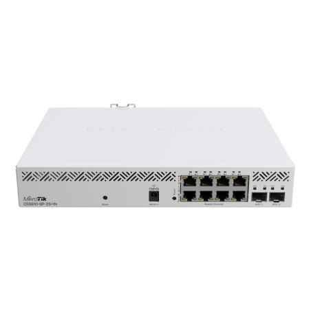 NET SWITCH 8PORT 1000M 2SFP/CSS610-8P-2SIN MIKROTIK CSS610-8P-2SINtimbru verde 2 lei)