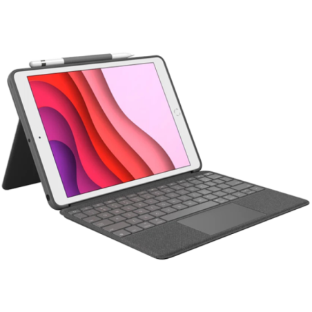 LOGITECH Combo Touch for iPad7th generation) - GRAPHITE - UK- 920-009629timbru verde 08 lei)
