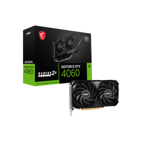 GeForce RTX 4060 VENTUS 2X BLACK 8 GB OC GEFORCE RTX 4060 VENTUS 2X BLACK 8G OC