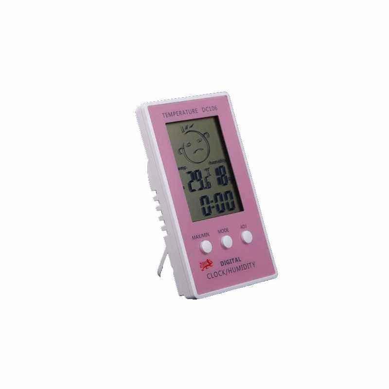 Termometru ceas si higrometru cu afisaj LCD digital