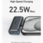 POWER BANK Anker Nano 5000 mAh- 225W PD si Power IQ 30- 1 x USB- 1 x USB-C pliabil- ActiveShield 20- 99g- negru- A1653H11timbru