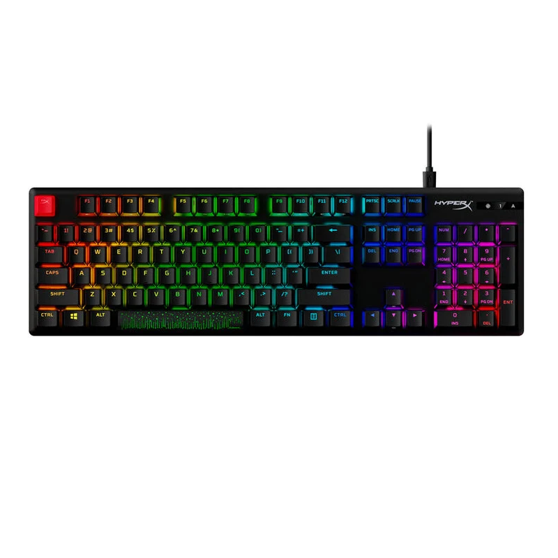 HP HYPERX ALLOY ORIGINS PBT KEYBOARD RGB 639N5AA-ABAtimbru verde 08 lei)