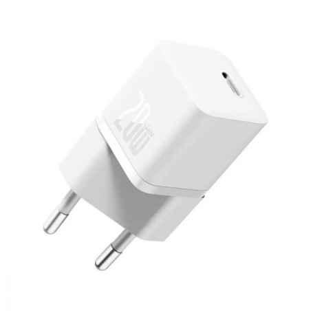 INCARCATOR retea Baseus GaN5S- Quick Charge 20W- 1 x USB Type-C- alb P10162503213-00timbru verde 018 lei) - 6932172648831
