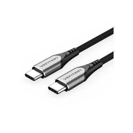 Cablu alimentare si date Vention- USB Type-CT) la USB Type-CT)- 2m- 480 Mbps- - TPE Nylon- negru- TADHHtimbru verde 008 lei) -6