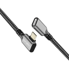 CABLU alimentare si date LOGILINK- pt smartphone- USB 32- USB Gen Type-CT) la USB Type-CM) la 90 grade- 1m- PD 100W- 2 x ecranat