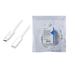 CABLU alimentare si date LOGILINK- pt smartphone- USB 20- USB Type-CT) la USB Type-CM)- 3m- PD 60W- 2 x ecranat- plastic- alb- C